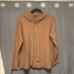 Democracy Brown Hooded Sweater